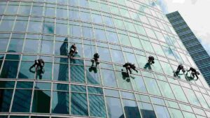high rise window cleaning
